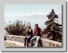George Copsey & I on the San Cristobal Hill 